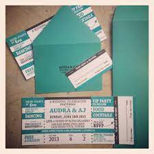 Concert Ticket Invitation With Rsvp Tear Off Stub Wedding Etsy Concert Ticket Invitations Ticket Wedding Invitations Wedding Invitations Rsvp