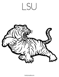 Lsu Coloring Page Coloring Pages Football Coloring Pages Lsu