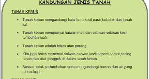 Menghalang kebasahan apabila hujan memasak menyimpan makanan dan minuman. Jenis Tanah Tahun 3 Rass Naa