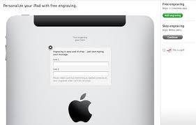 The ipad and ipod touch are the only devices left where best in class: Apple Offering Free Ipad Engraving For The Holidays Appleinsider