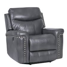 Gray Power Recliner Chair Lay Flat Power Recliner Jerome S In 2020 Recliner Chair Power Recliner Chair Recliner