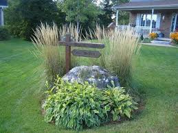 Plant Mound For Front Large Yard Landscaping Driveway Entrance Landscaping Front Yard Landscaping