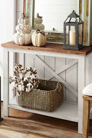 Small White Farmhouse Console Table Farmhouse Decor Entry Entryway Mudroom Living Room Dining Room Side Table Storage Furnitur Basement Rusti
