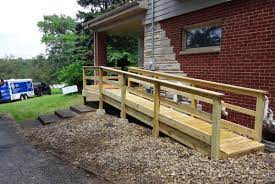 Opting for a diy wheelchair ramp will save on costs, but it's vital that the diyer who undertakes this kind of project understands construction concepts. Uaw Volunteers Build Wheelchair Ramp For Youngster Portage News Nwitimes Com