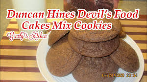 See more ideas about cake mix cookies, cake mix, duncan hines cake mix cookies. Duncan Hines Devil S Food Cake Mix Cookies Genely S Kitchen Youtube