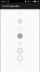 Dinuscxj Circleprogressbar A Circular Android Progressbar Library Which Extends Progressbar It Has Solid Line And Solid Line Three Custom Solid Line Circular