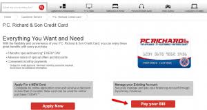 There are some cards that are not handled through credit solutions and those i have come to find require a hard pull. Pc Richard Son Credit Card Login Make A Payment Creditspot
