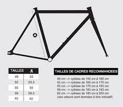 fixie singlespeed frame size guide