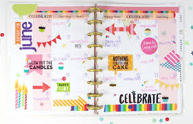 Check/uncheck and reuse everytime you plan a birthday party. The Happy Planner Birthday Anniversary Planner Me My Big Ideas