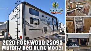 Looking for a new bunk bed ladder for your rv? Updated 2020 Rockwood 2509s Mini Lite Bunk Beds Murphy Bed Outside Kitchen Camper Rv Colorado Youtube