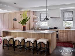 In Their Kitchen The Couple Utilized Surplus White Oak Lime Washed By Frequent Collaborator And Furniture Craftsman Skylar Atlanta Homes Kitchen Design Home