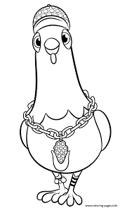 Paw Patrol Chicken Chickaletta Coloring Pages Printable