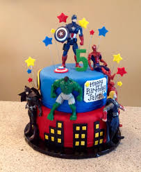 Cake is chocolate with cream cheese filling. Avengers Cake Avengers Birthday Cakes Superhero Birthday Cake Avenger Cake