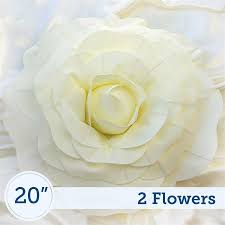 Check spelling or type a new query. 2 20 Wide Ivory Foam Large Roses For Flower Walls