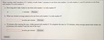 How fast should beginners run? When Running A Half Marathon 13 1 Miles It Took Chegg Com