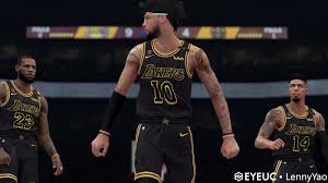 Let everyone you pass know that you are a born and bred lakers fan. Lakers Black Gold Jersey By Pinoy21 For 2k20 Nba 2k Updates Roster Update Cyberface Etc