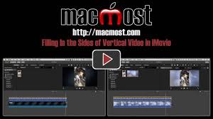 In this tutorial i show you how to blue. Filling In The Sides Of Vertical Video In Imovie