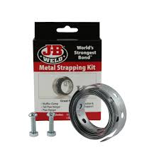 Jb Weld Exhaust Clamp Metal Strapping Kit 5ft Strap 2x Nuts Bolts 37990