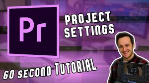 Go to start menu > all programs > adobe master collection cs6 > adobe premiere pro cs6. Project Settings Setup In 60 Seconds In Adobe Premiere Pro Cc 2019 Youtube
