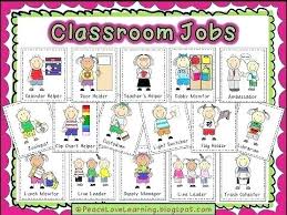Preschool Classroom Job Chart Printables Www