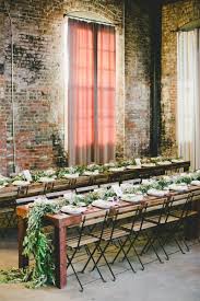 Urban Rustic Wedding In Los Angeles Loft Wedding Rustic Wedding Venues Industrial Wedding Table