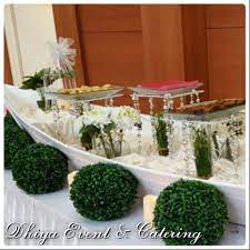 Pengaturan meja buffet juga memegang peranan tersendiri. Hiasan Meja Buffet Berdekorasikan Dhiya Event Catering ÙÙŠØ³Ø¨ÙˆÙƒ