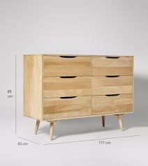 Chest Of Drawers Mid Century Style In Mango Wood - 599 Sliding Door Wardrobe Designs Wood Chest Mango Wood
