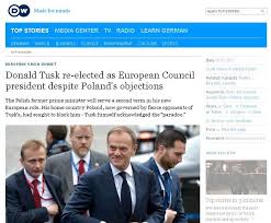Deutsche Welle: reelekcja pomimo obiekcji Polski - WP Wiadomości