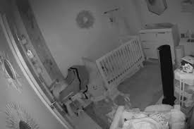 Watch closely as a mysterious figure moves through the centre of the frame: My Baby Monitor Is Haunted Tales Of Parental Fright Wsj