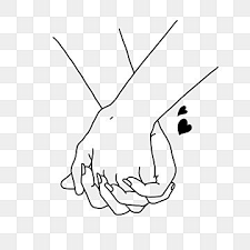 Couple Holding Hands Valentines Day Line Drawing Couple Hold Hands Valentine S Day Line Drawing Png Transparent Clipart Image And Psd File For Free Download In 2021 Line Drawing Marriage Cartoon Couple