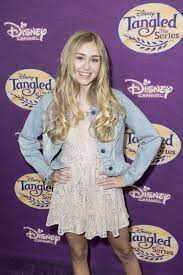 Emily Skinner From Andi Mack Showed Up To The Tangled The Series Premiere Wearing A Pretty Lace Dress And Jean Ja Andi Mack Cast Pretty Lace Dresses Andi Mack