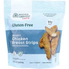 Higher Harvest by H-E-B Gluten Free Breaded Chicken Breast Strips - 14g  Protein - Shop Chicken at H-E-B