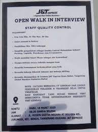 Loker kurir bukalapak bandung / lowongan kerja kurir. Lowongan Kerja J T Express Tangerang Tingkat Sma Smk Update 2020 2021