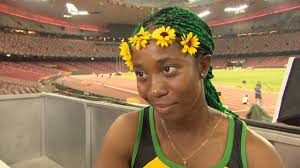 Shelly-Ann Fraser-Pryce's 100m Gold Medal Interview