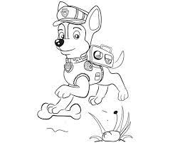 Coloring pages for kids and adults, play free coloring pages for kids and adults. Chase Paw Patrol 5 Coloring Page Free Printable Coloring Pages For Kids