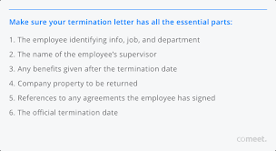 Memorandum of warning staff members who are misusing office stationary. How To Write An Employment Termination Letter Covid 19 Templates Included Comeet