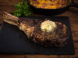 Go Big With Steak So Massive It Comes With Its Own Handle Grill This Tomahawk Steak And Top It With Cowboy Grilled Steak Recipes Tomahawk Steak Recipe Steak