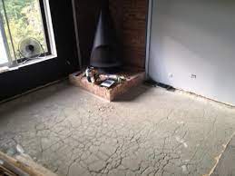 Fit the piece onto the subfloor. Vinyl Plank Flooring With Cracked Concrete Base Doityourself Com Community Forums
