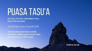 Puasa sunnah 'asyura, kamis 19 agustus 2021 (10 muharram 1442 h) 4. Puasa Tasua A 2021 Jatuh 18 Agustus Ini Bacaan Niat Latin Dan Penjelasan Ulama Surya