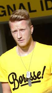 The marco reus haircut is actually one of the most popular soccer player hairstyles in the world right now! Football Its My Life Soccer Players Haircuts Marco Reus Reus Hairstyle