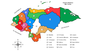 Calcular la dirección de vuelo para llevar al aeroplano de un lugar a otro, y por último. El Mapa De Honduras Redhonduras Com