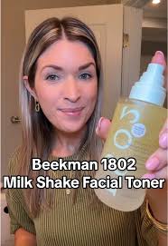 I LOVE this Milk Shake hyaluronic acid & squalane facial toner mist by  @Beekman 1802 😍 #beekman1802 #milkshaketoner #hyaluronicacid #squalane  #facialtoner #facetoner #glassskin #youthfulskincheck ...