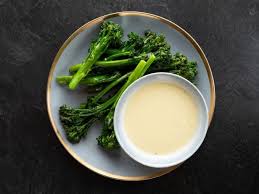 Bryce S Broccolini And Alfredo Dipping Sauce Recipe Food Network Recipes Broccolini Vegetable Recipes