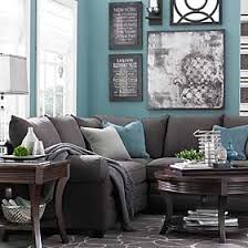Liking This Charcoal Colour For A Lounge Suite Not Sure I Would Choose This Teal Colour To Go With It T Living Room Grey Living Room Color Grey Sectional Sofa