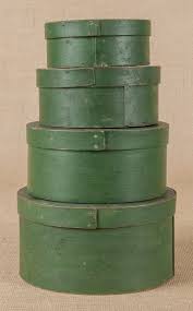 Set Of Four Pennsylvania Graduated Painted Pantr Lot 342 Pantry Boxes Painted Pantry Painted Boxes