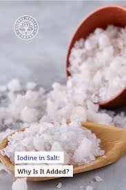 Iodine In Salt Why Is It Added Iodine Rich Foods Iodine Salt Deficiency