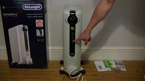 De Longhi Radia S Trrs 0715e Eco Oil Filled Radiator Youtube