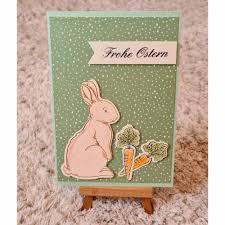 Die beliebtheit des osterhasen ist ungebrochen: Osterkarte Frohe Ostern Hase Mit Mohren