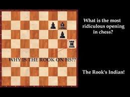 A rook lift is the attackers best friend. What Is The Most Ridiculous Opening In Chess The Rook S Indian Defense Youtube