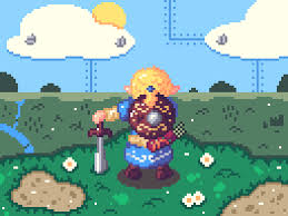 Now he has a monster to fight #pixelart. Oc Botw My Second Attempt At Drawing Pixel Art Link Zelda
